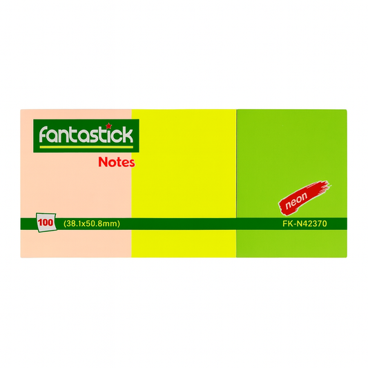 Fantastic Sticky Notes Neon 38.1 x 50.8 || فانتاستيك ستيكي نوت نيون 38.1*50.8