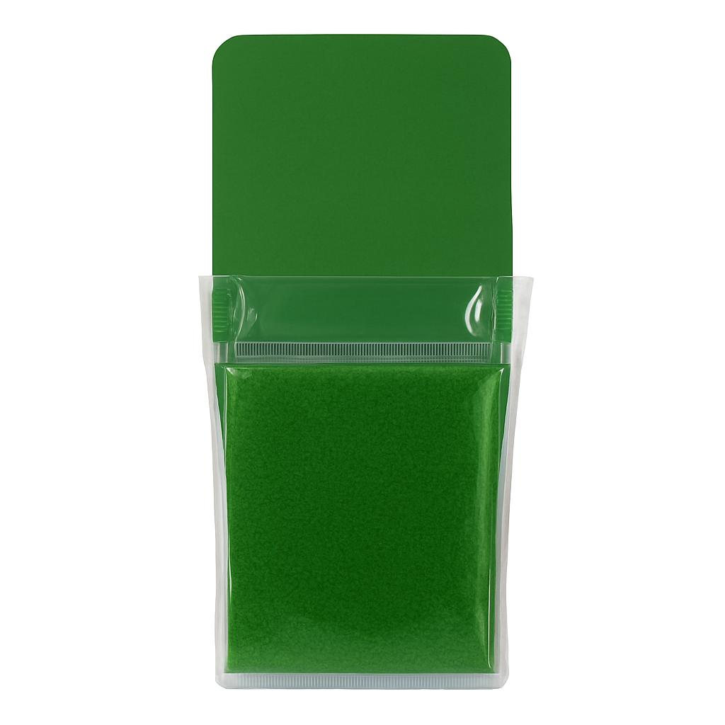 Whiteboard File with Magnet Green Color Size S || S ملف جيب بلاستيك مع مغناطيس للسبورة لون أخضر حجم