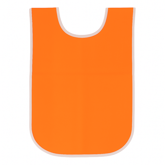 Orange Sleeveless Apron for Kids || مريول صدرية رسم للاطفال لون برتقالي