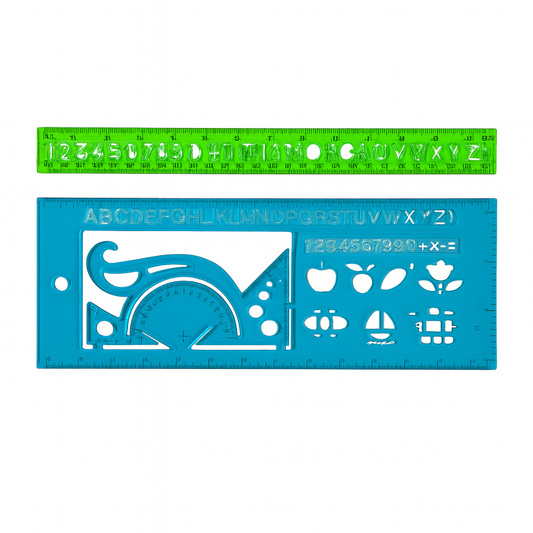 A&T 2 Piece Drawing Set || مساطر اي اند تي فنية 2 قطعة