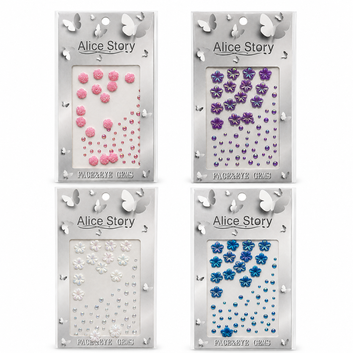 Bedazzeled crystal Stickers Assorted Colors || ستيكرات كريستال الوان متنوعة