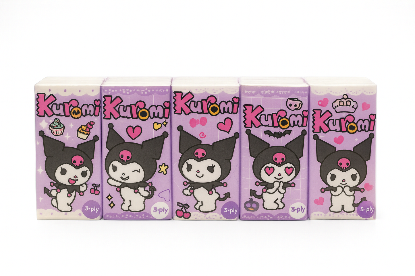 Kuromi Sanrio Napkins Pack || باكيت كلينيكس كورومي سانريو