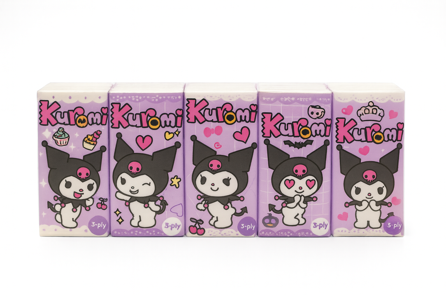 Kuromi Sanrio Napkins Pack || باكيت كلينيكس كورومي سانريو