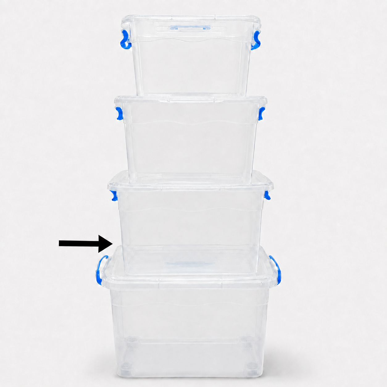 Clear Samla Box 39*22 || بوكس شفاف للتخزين 39*22