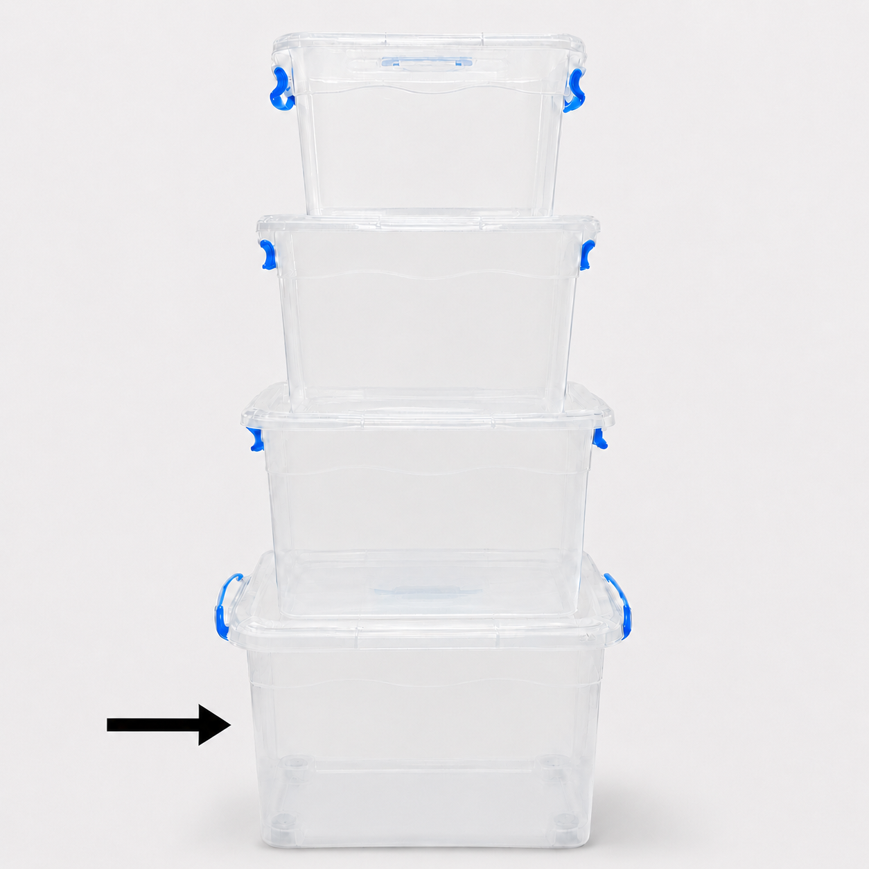 Clear Samla Box 43*25 || بوكس شفاف للتخزين 43*25