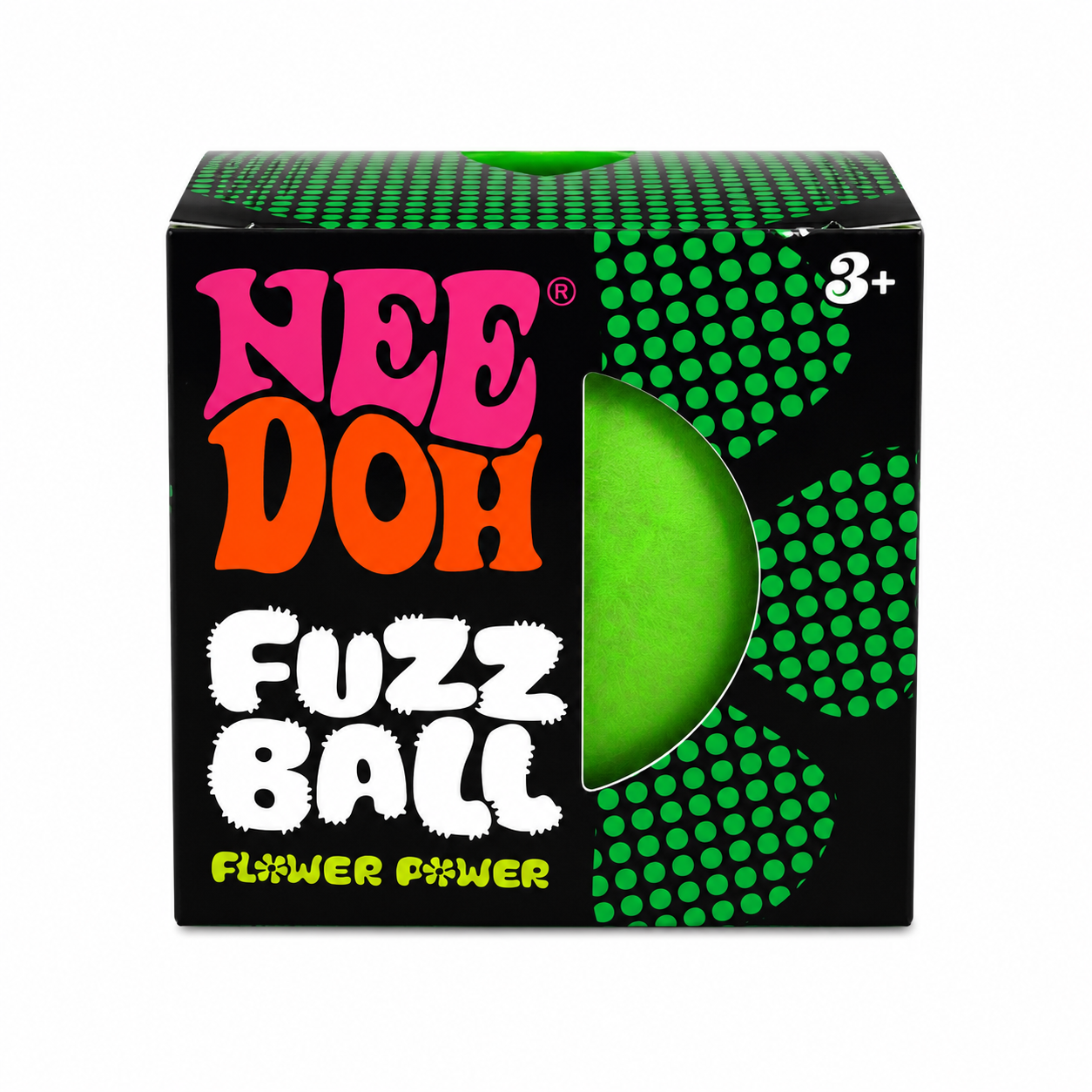 Needoh Fuzz Ball Flower Power Green || نيدو الكره فاز بول اخضر