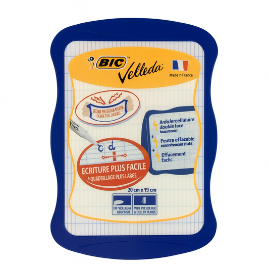 Bic Velleda Whiteboard Set 3 Pcs Blue Color || مجموعة سبورة وايت بورد بيك 3 قطعة لون ازرق