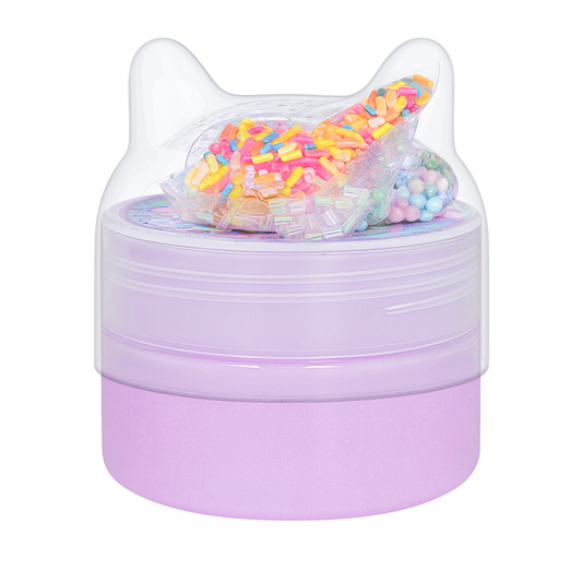 Fluffy Slime With Mix-ins #1 || سلايم فلافي مع حبيبات للخلط #1