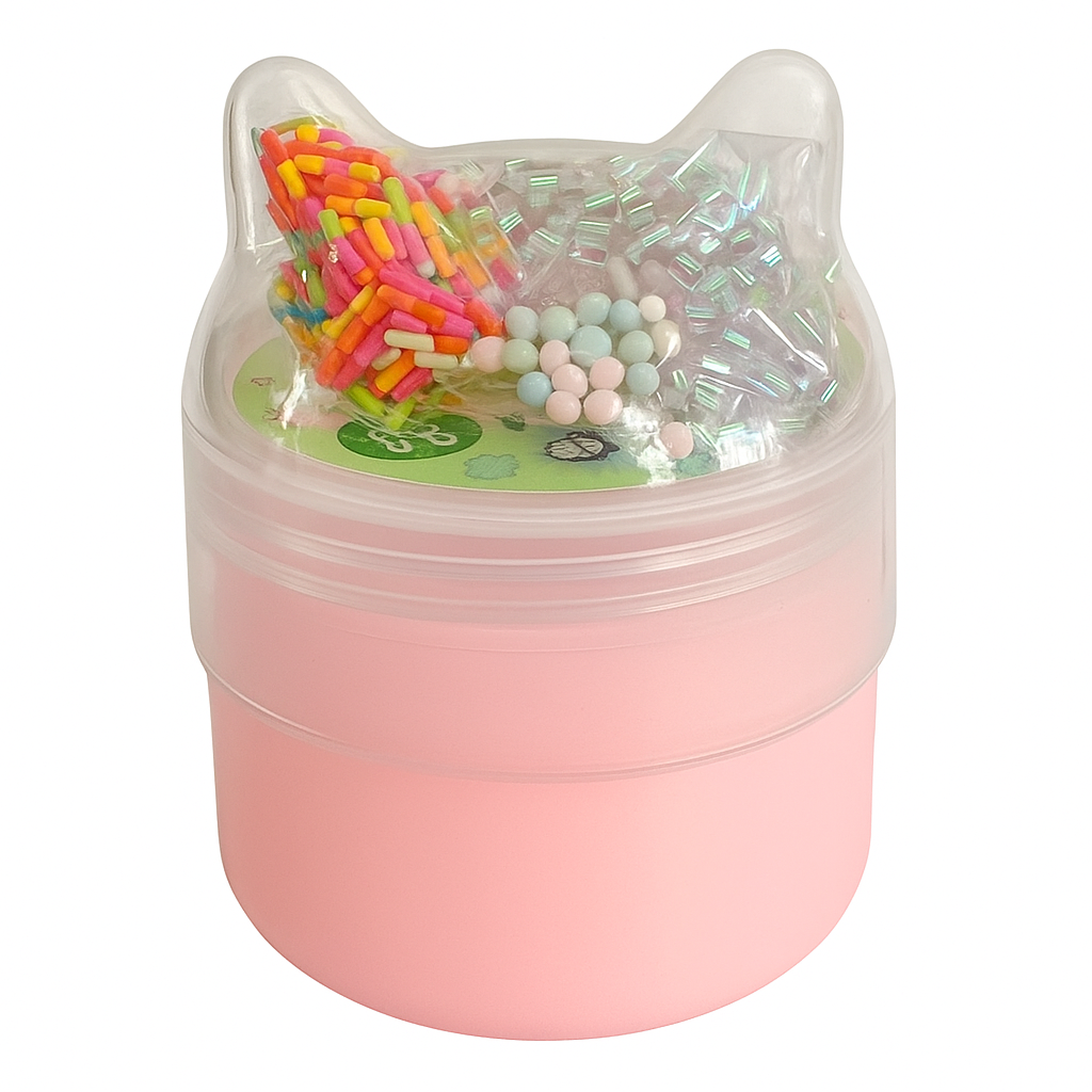 Fluffy Slime With Mix-ins #2 || سلايم فلافي مع حبيبات للخلط #2