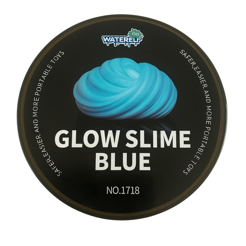 Water Elf Glow Slime 120ml Blue || سلايم مضيئ 120 مل لون أزرق
