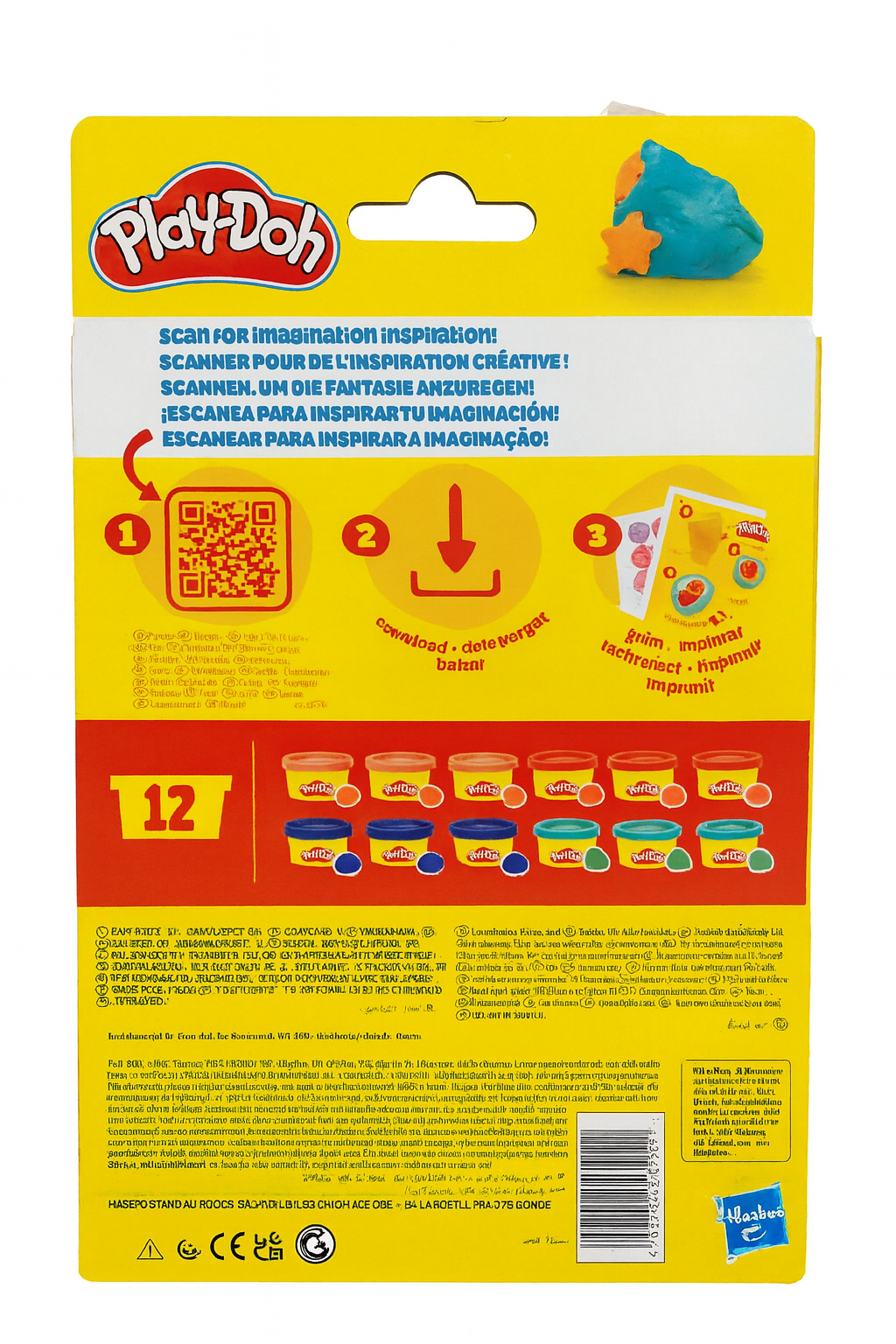 Play-Doh Treats & Favors 12-Pack Mini Cans || مجموعة طين صلصال بلي دوه 12 لون