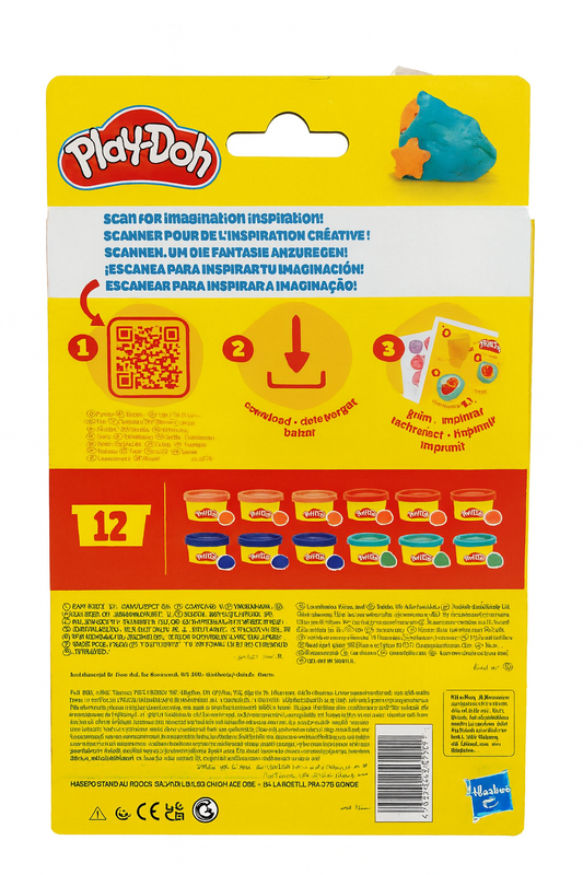 Play-Doh Treats & Favors 12-Pack Mini Cans || مجموعة طين صلصال بلي دوه 12 لون