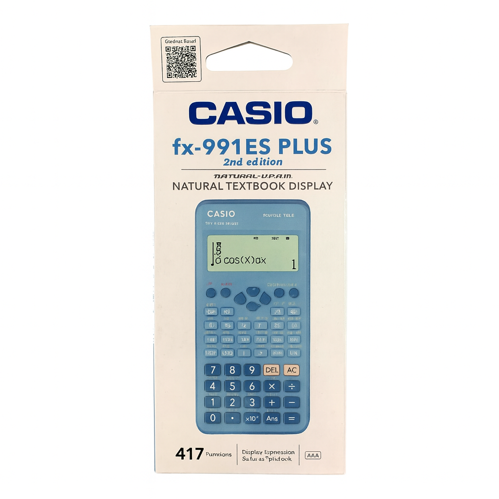 casio calculator fx 991 es plus bu || اله حاسبة كاسيو ٩٩١ العلمية لون ازرق