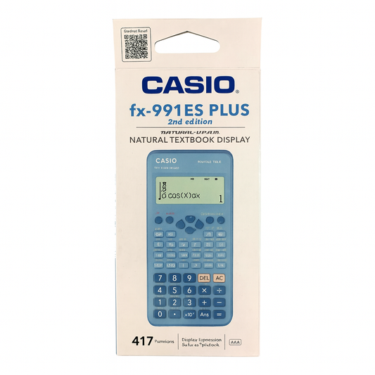 casio calculator fx 991 es plus bu || اله حاسبة كاسيو ٩٩١ العلمية لون ازرق