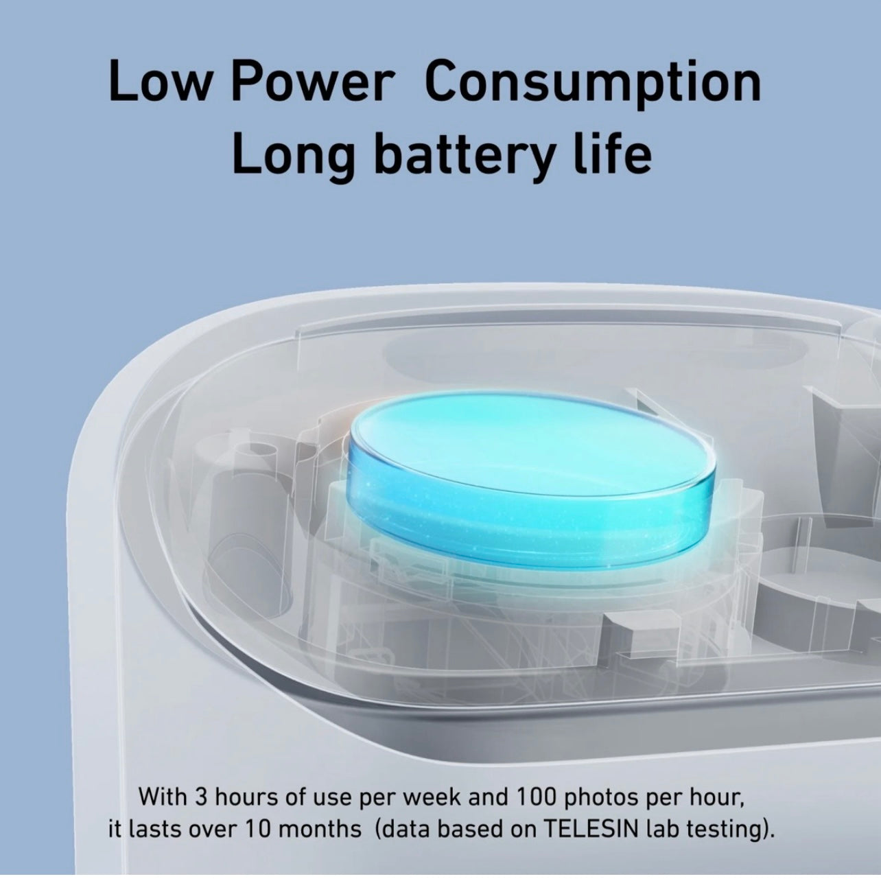 SMQ Magnetic Phone Camera Handle Grip – Model P1 MP 10 مقبض كاميرا للهاتف بتقنية التثبيت المغناطيسي من TELESIN SMQ– الموديل P1 MP 10