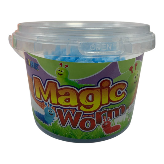 Magic Worm Clay 70g Blue || طين ماجيك اصابع ٧٠ جرام ازرق