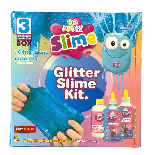 Do Dough Glitter Slime Kit 3 Pcs || مجموعة سلايم قلتر ٣ قطعة دو دوه