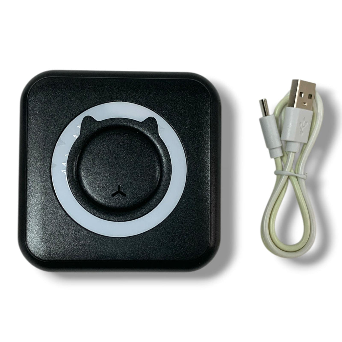 Portable Mini Printer USB Charged || طابعة صغيرة متنقلة بدون حبر شحن يو اس بي اسود