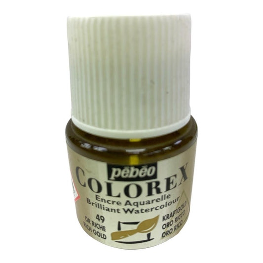 Pebeo Colorex Rich Gold 45 ml || الوان كولوريكس بيبيو ذهبي ريتش ٤٥ مل