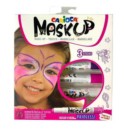 Carioca Mask Up Face Paint Princess Theme || الوان وجه كاريوكا ثيم الاميرة