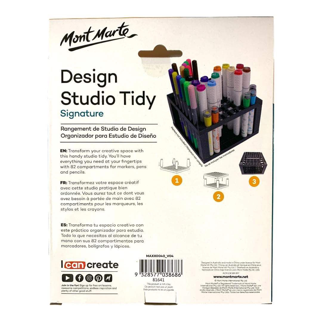 Mont Marte Studio Tidy for Brushes  || ستاند خاص لفرش الرسم مونت مارت