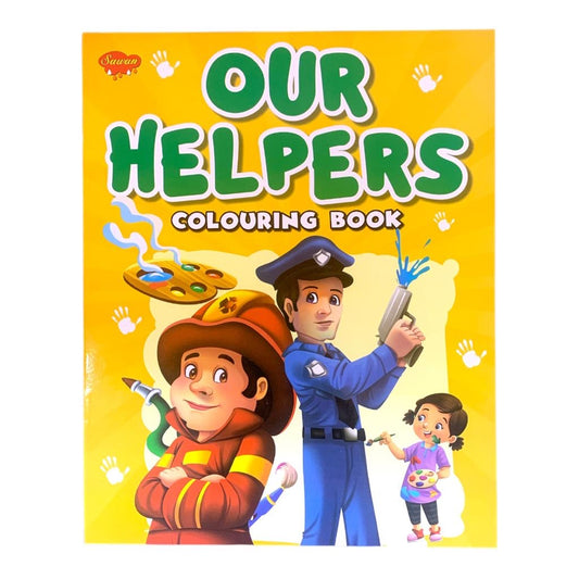 Our Helpers Coloring Book By Sawan || دفتر تلوين للاطفال المهن