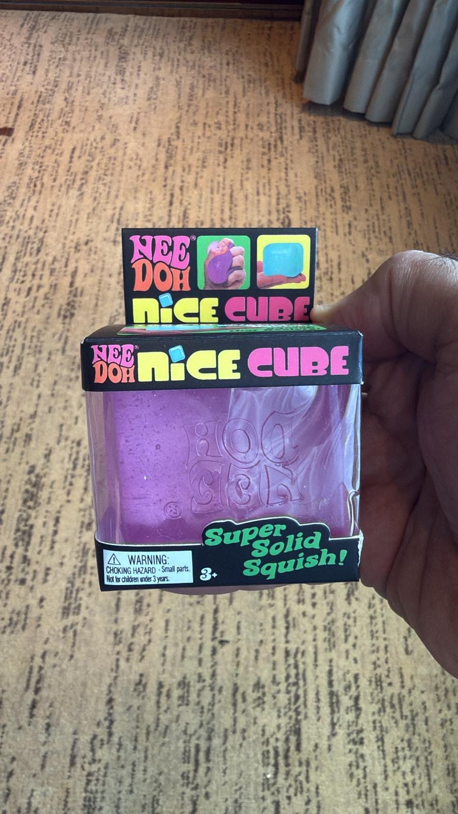 Needoh Squishy Cube Purple || نيدو سكيوشي مكعب بنفسجي