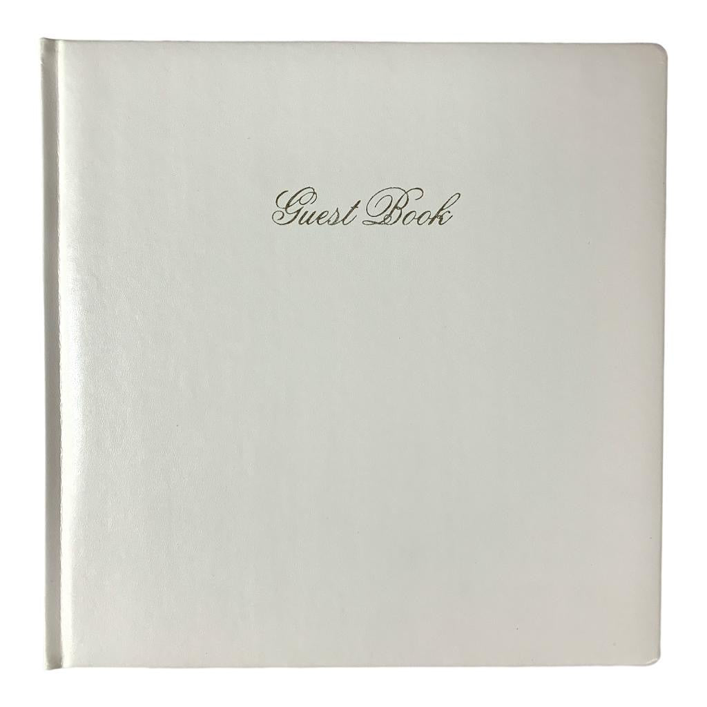 White Color Guest Book || سجل ذهبي لون ابيض