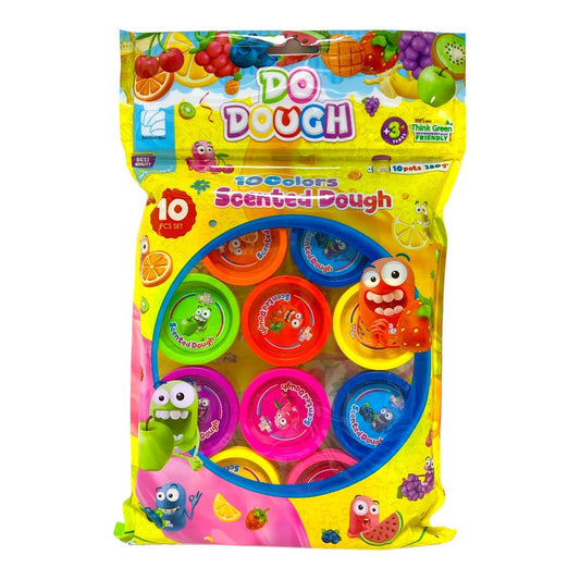 Do Dough 10 Colors Scented Dough || لعبة طين صلصال دو دوه ١٠ لون معطر