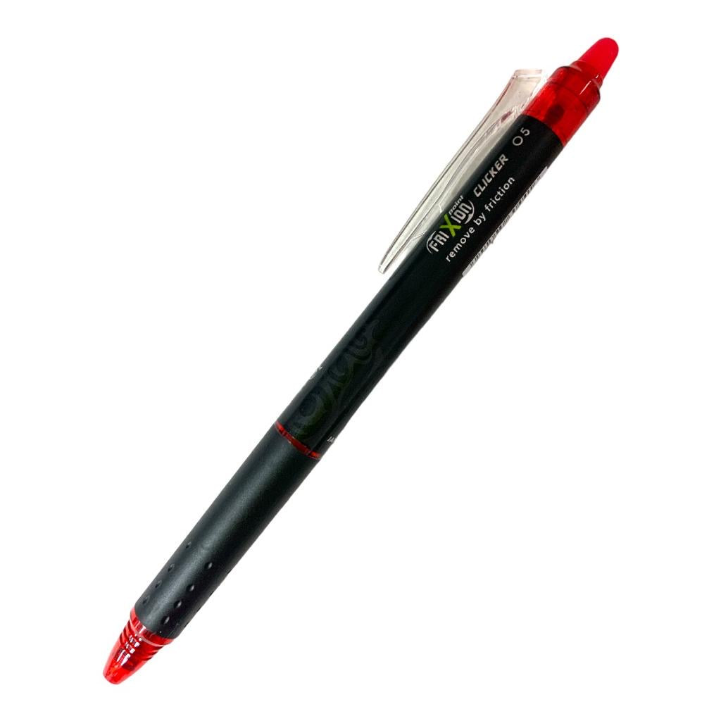 Pilot Frixion Clicker Black Edition 0.5 Erasable Pens || قلم حبر ماسح بايلوت فريكسون كبس الاصدار الاسود ٠.٥ مل