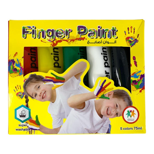 A&T Color Me Finger Paint 5 Colors || الوان اصابع كولور مي ٥ لون