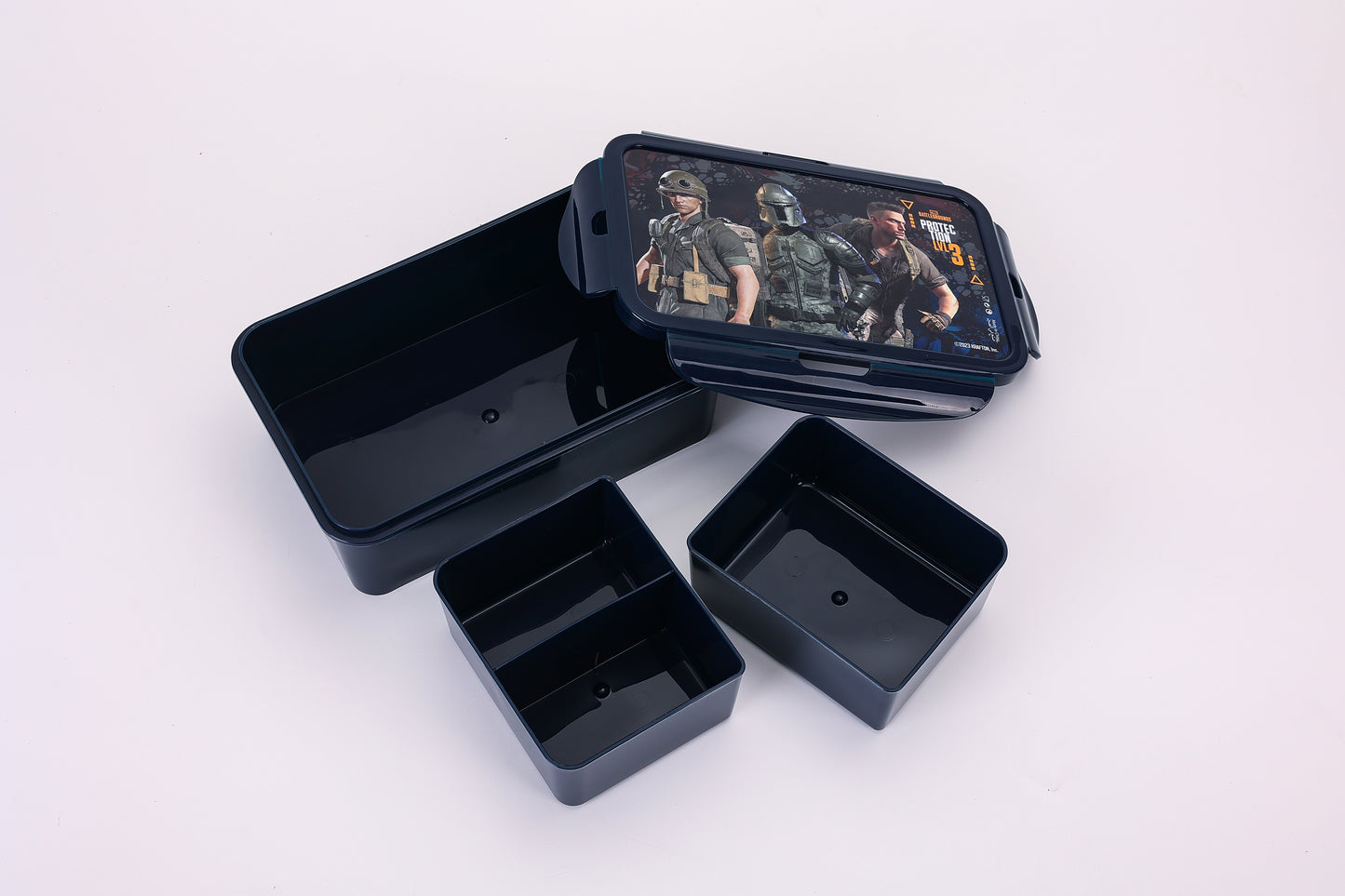 مجموعة صندوق غداء ببجي مكونة من 3 قطع