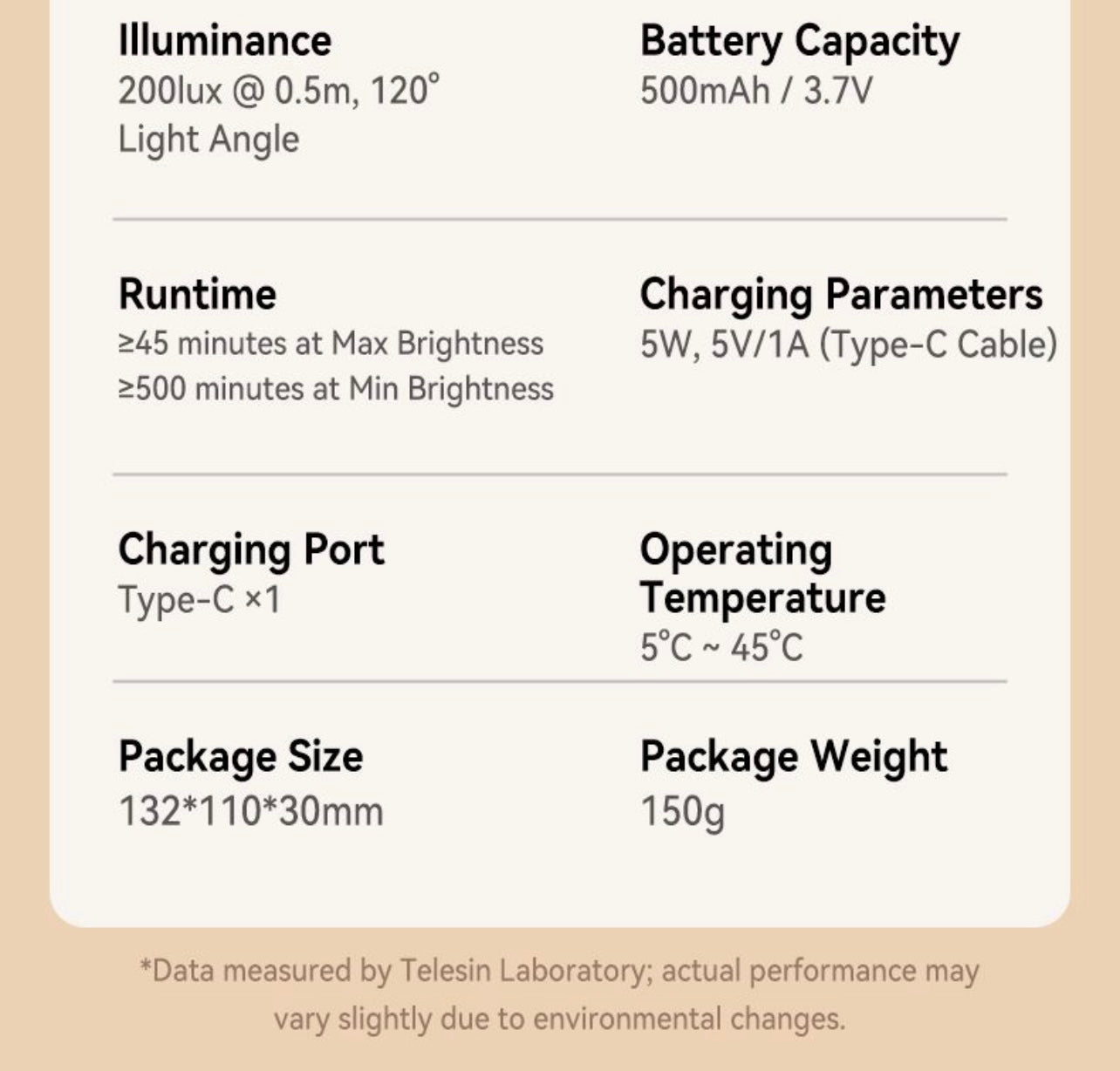 SMQ TELESIN Portable Beauty Magnetic Fill Light – Model S5 BGD 01 إضاءة مغناطيسية محمولة للموبايل من SMQ TELESIN – الموديل S5 BGD 01