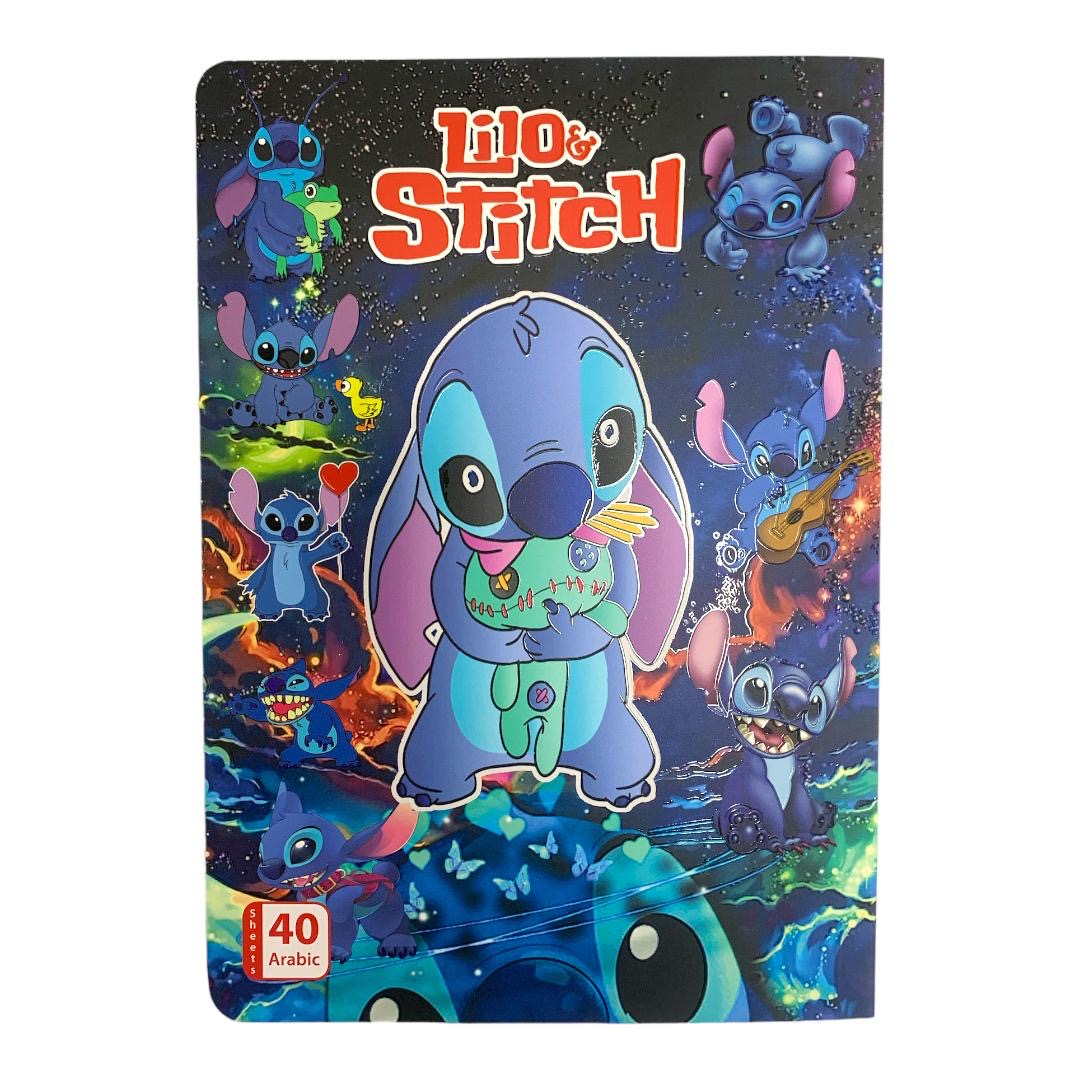 Stitch Notebook 7x9 40 Pages Arabic  || دفتر ستيتش حجم ٧*٩ عدد ٤٠ صفحة عربي