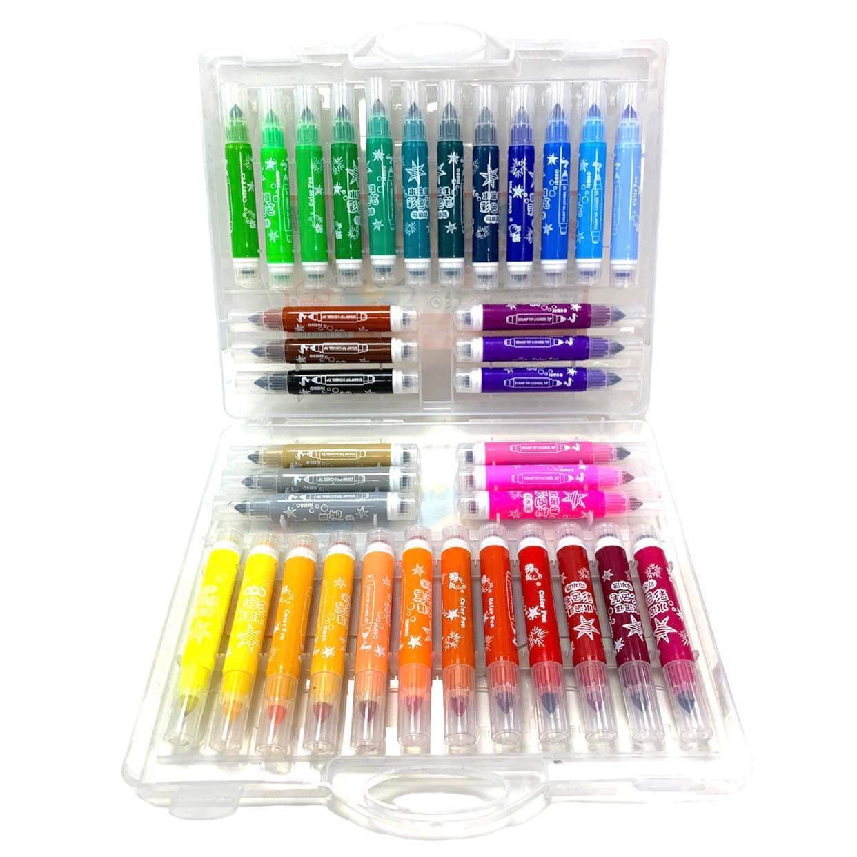 A&T 36 Color Pens || مجموعة الوان شينية للاطفال ٣٦ لون
