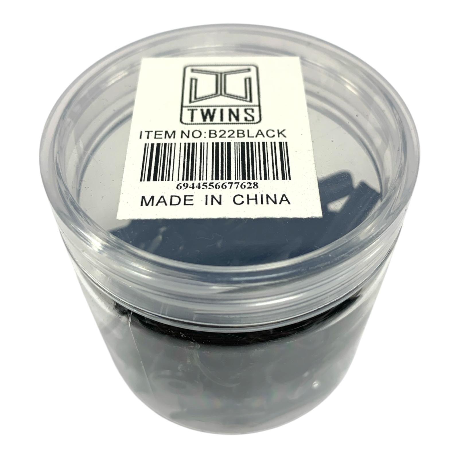 A&T Paper Clips 22 ml Black || مشبك ورق اي اند تي اسود ٢٢ مل