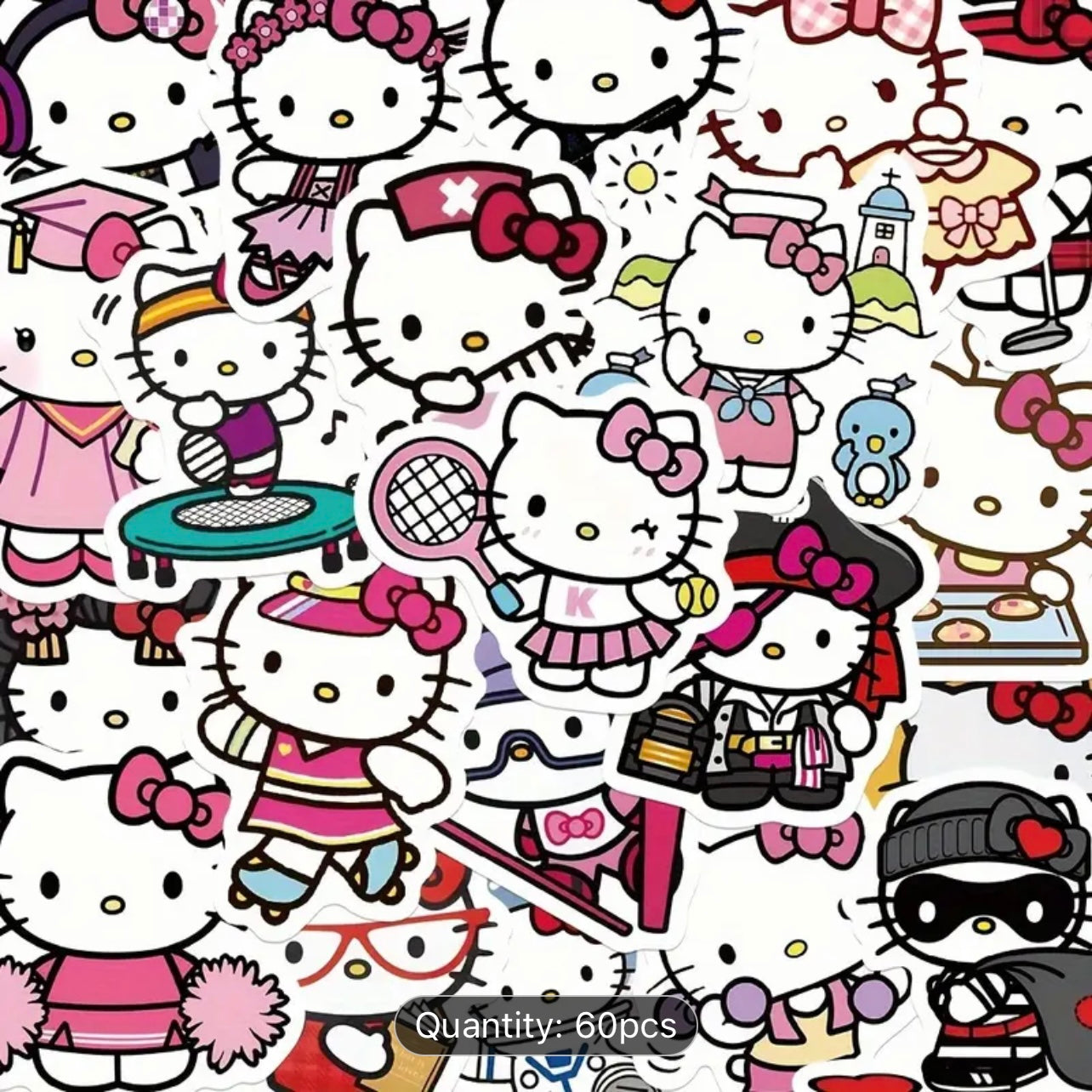 Hello Kitty Stickers 60 Pcs