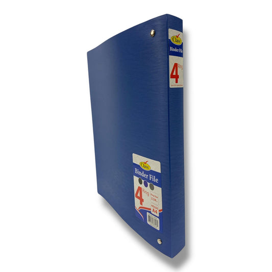 Class 4 Ring Binder File Blue Color || ملف كلاس 4 حلقات لون ازرق