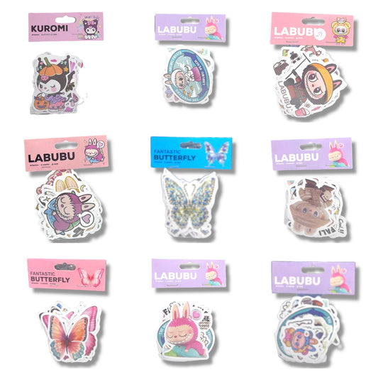 Sticker Pack Collection 9 Pcs Assorted Models || مجموعة ستيكرات موديلات متنوعة ٩ حبة