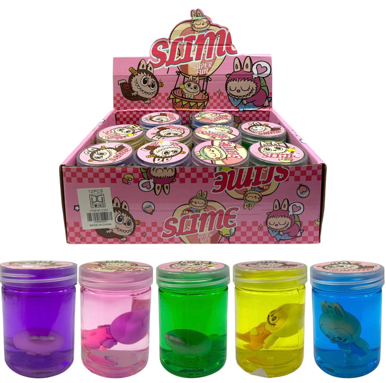 Labubu Slime Assorted Colors || سلايم لابوبو الوان متنوعة