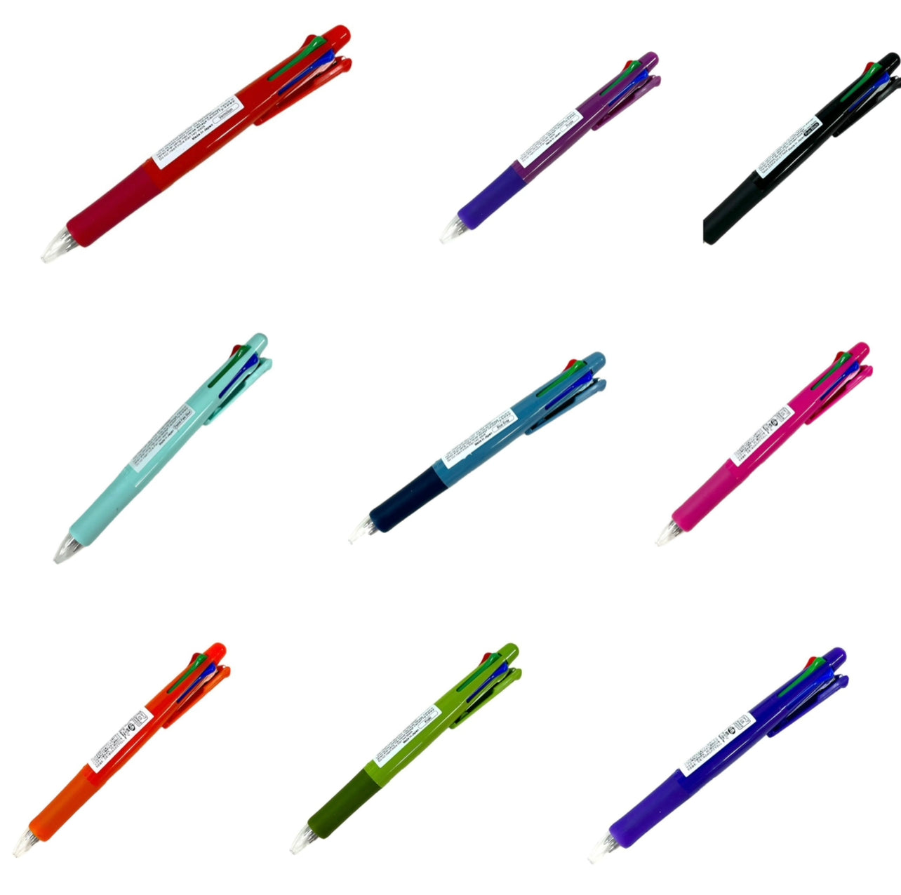 Zebra 4 Color Pens + Pencil Assorted Colors || قلم اربع الوان مع رصاص زيبرا الوان متنوعه