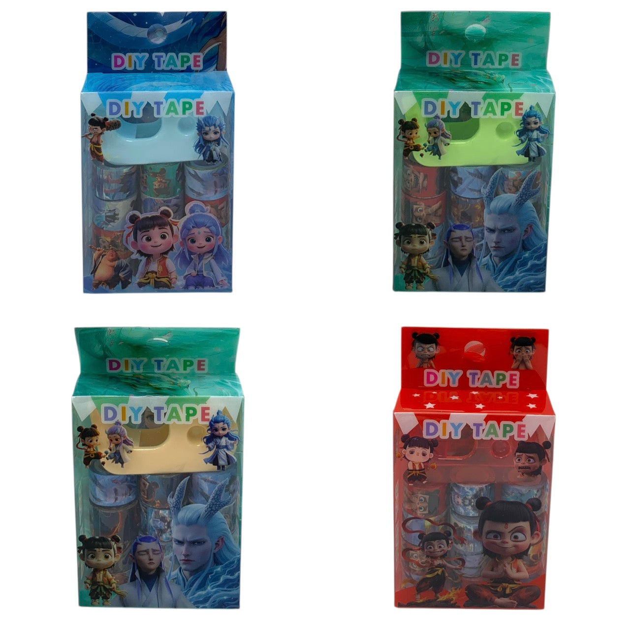 Nezha Diy Washi Tape Assorted Models || واشي تيب نيزها موديلات متنوعة