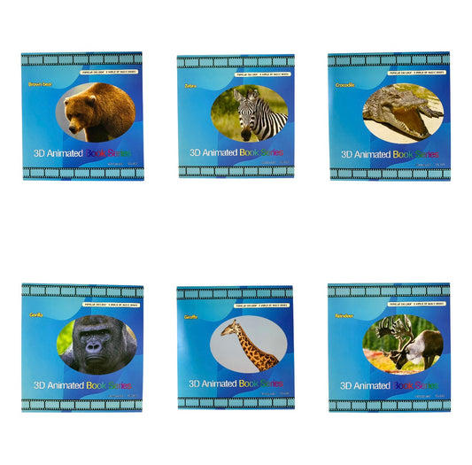 3D Animated Book Bundle 3 PCS Assorted Models Package || مجموعة بوسترات ثلاثية الابعاد موديلات متنوعة