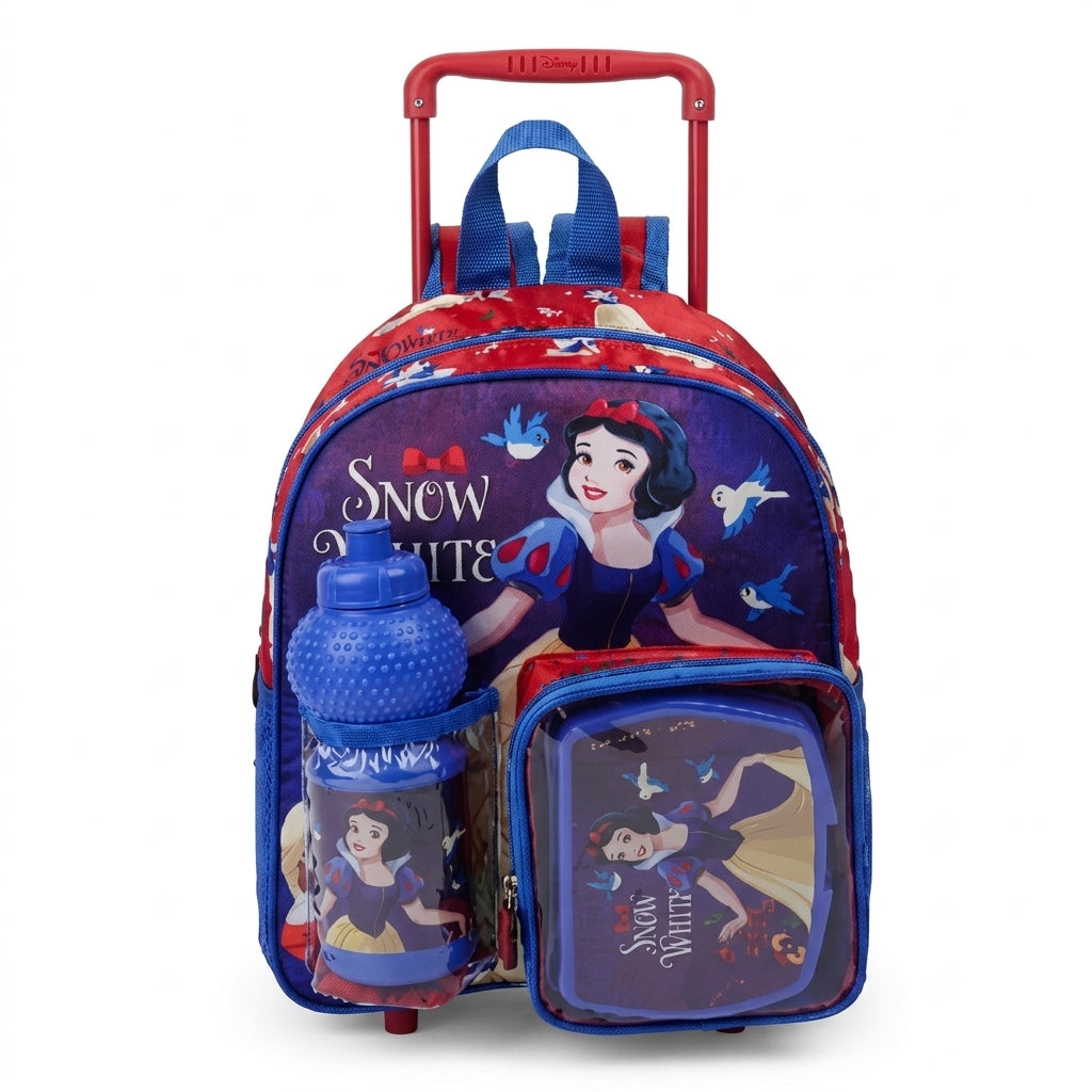 Disney Princess Rose Beauty Trolley 13" || طقم شنطة تروللي ديزني برينسيس روز بيوتي، 13 إنش