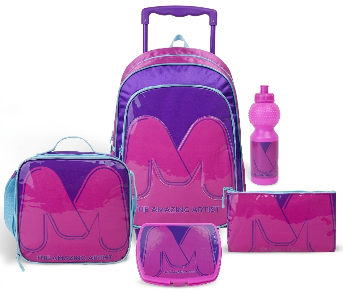 MOTTO CBPC2 5IN1 TROLLEY BOX SET 16" || طقم شنطة تروللي MOTTO CBPC2 5 في 1، 16 إنش