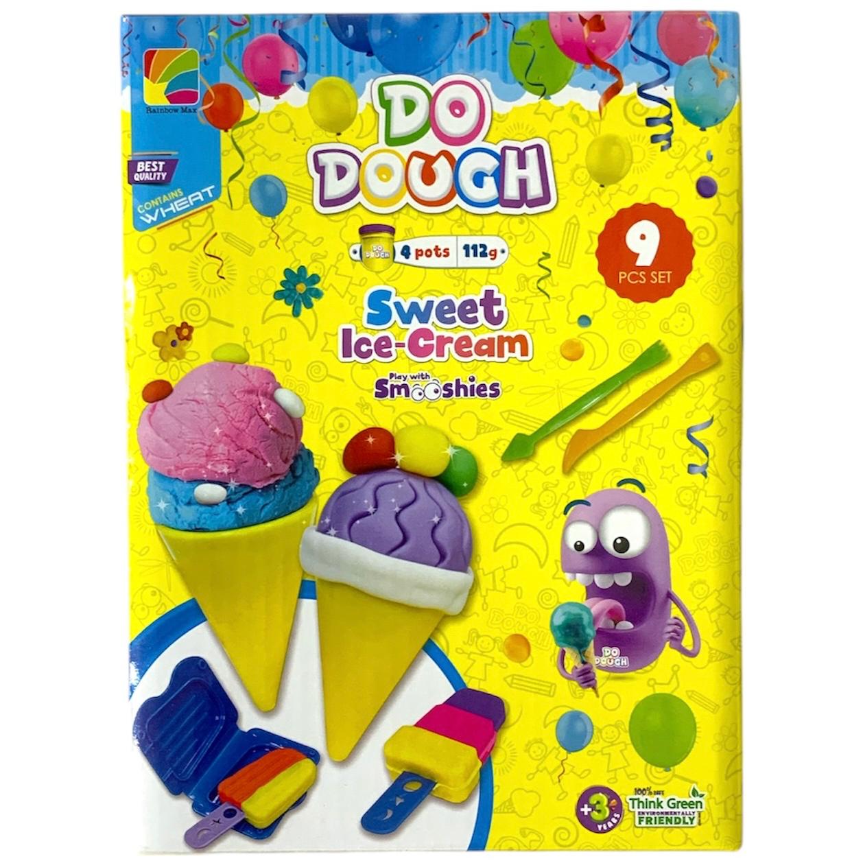 Do Dough Sweet Ice Cream 9 Pc Set || مجموعة طين صلصال دو دوه ٩ قطعة ايس كريم