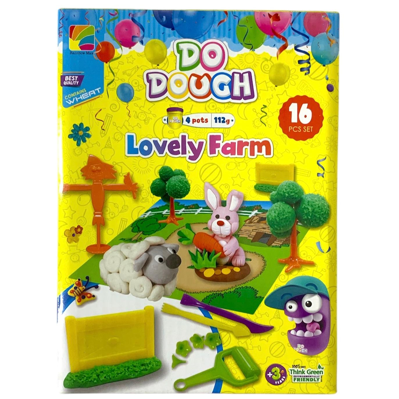 Do Dough Lovely Farm 16 Pc Set || مجموعة طين صلصال دو دوه ١٦ قطعة المزرعة العجيبة