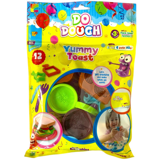 Do Dough Yummy Toast 12 Pc Set || مجموعة طين صلصال دو دوه ١٢ قطعة التوست اللذيذ