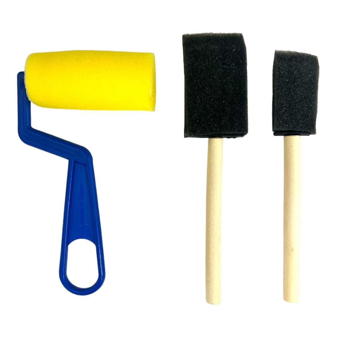 Sponge Brush Set 3 Pcs || مجموعة فرش سفنج ٣ قطعة
