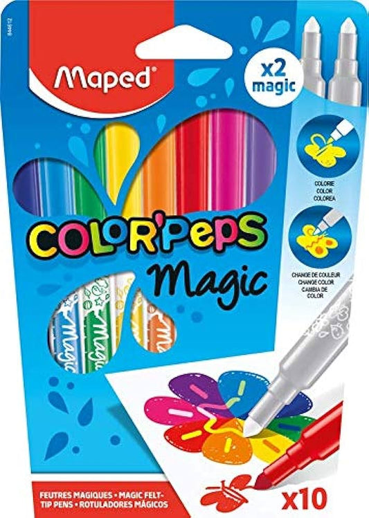 Maped Colorpeps Magic 10 Colors || الوان سحرية مابد ١٠ لون 